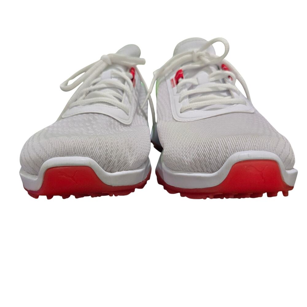 Puma Fusion Crush Sport Spike Less Golf Shoes White Gray Men's 10.5  #888 - Picture 2 of 9